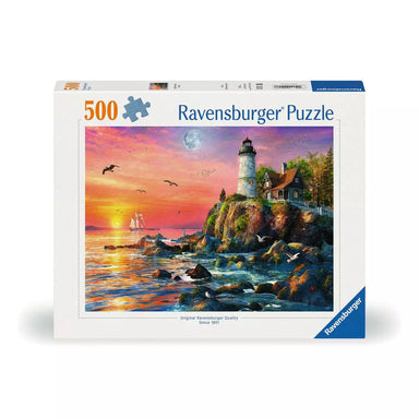 Lighthouse at Sunset 500 Piece Puzzle