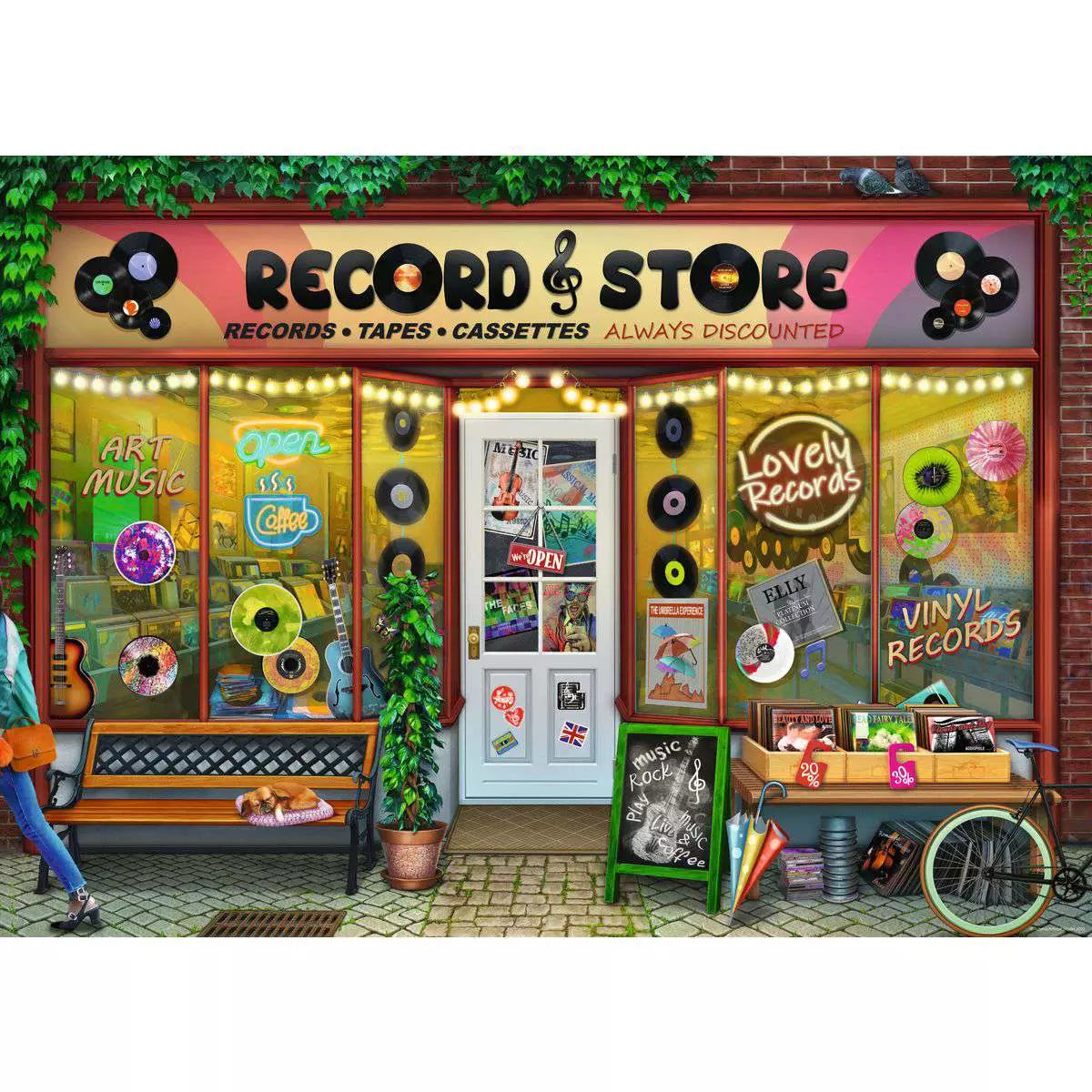 Vintage Vinyl 1000 Piece Puzzle