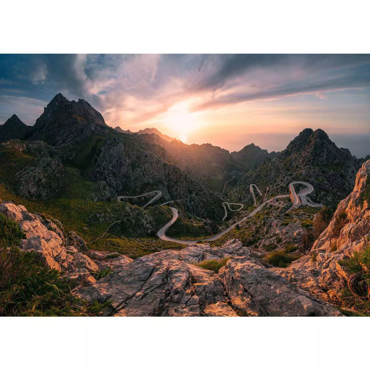 Beautiful Mountains: Serra de Tramuntana, Mallorca 1000 Piece Puzzle