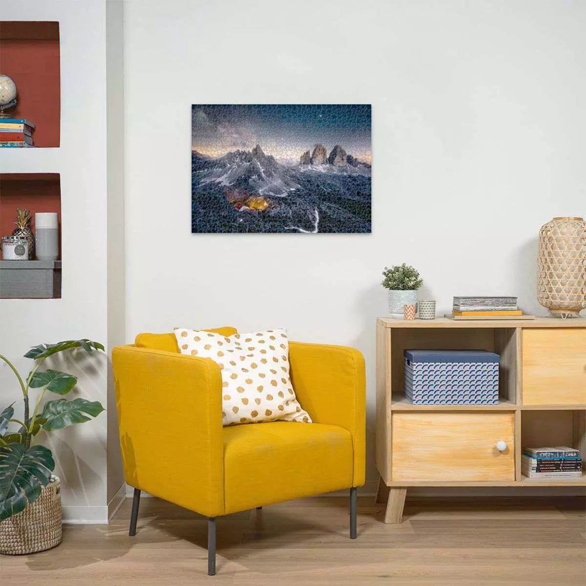 Beautiful Mountains: Three Peaks, Dolomites 1000 Piece Puzzle