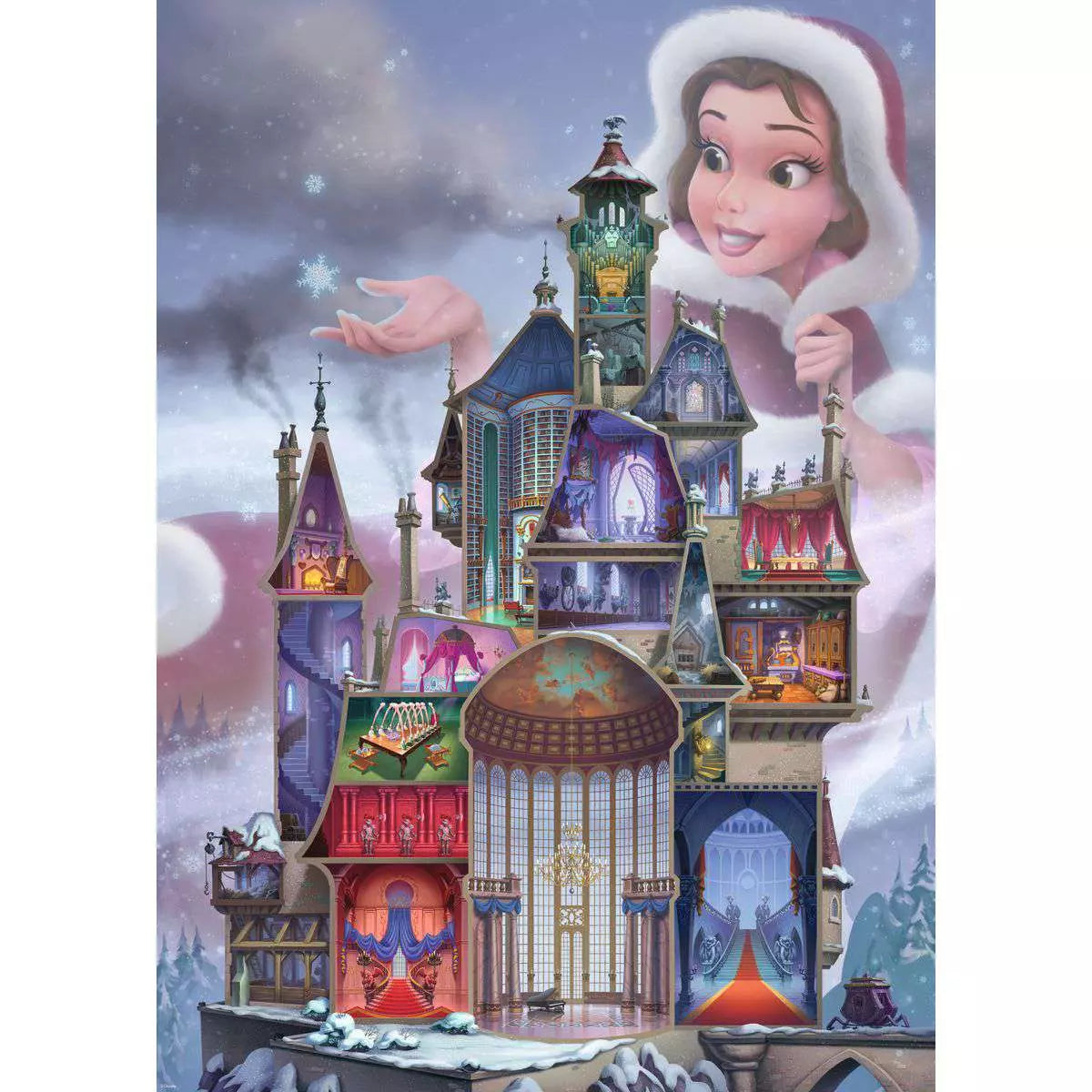 Disney Castle Collection: Belle 1000 Piece Puzzle