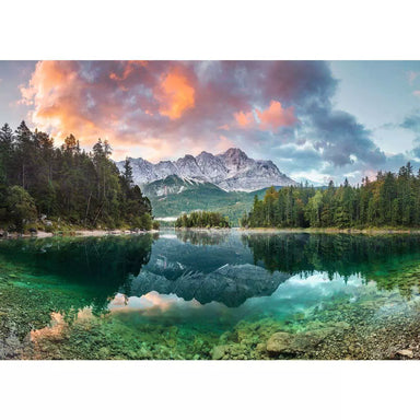 Zugspitze am Eibsee 1000 Piece Puzzle