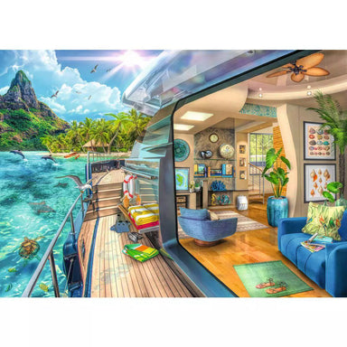 Tropical Island Charter 1000 Piece Puzzle