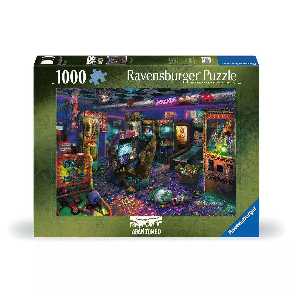 Abandoned Series: Forgotten Arcade 1000 Piece Puzzle