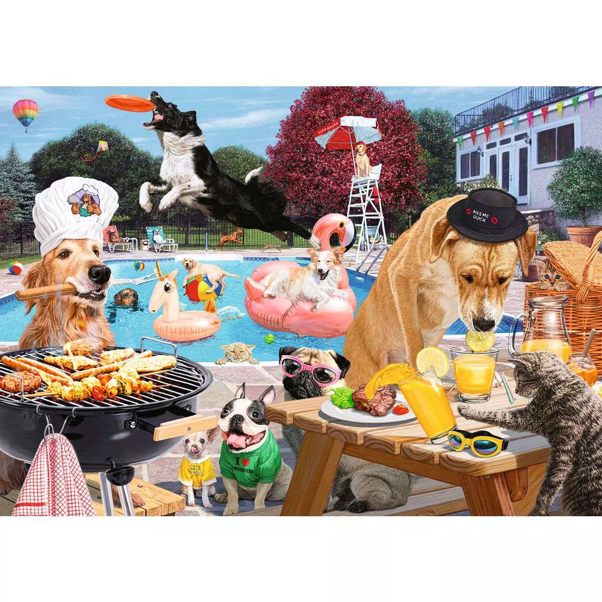 Dog Days of Summer 1000 Piece Puzzle