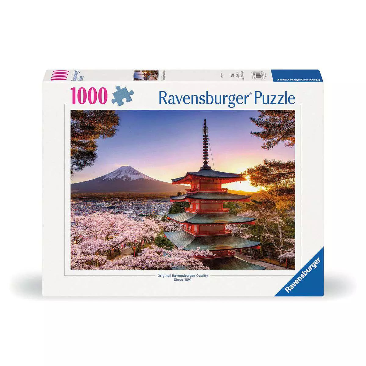 Mount Fuji Cherry Blossom View 1000 Piece Puzzle