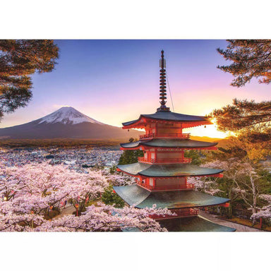 Mount Fuji Cherry Blossom View 1000 Piece Puzzle