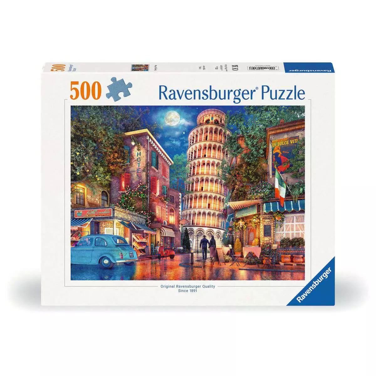Evening Streets in Pisa 500 Piece Puzzle