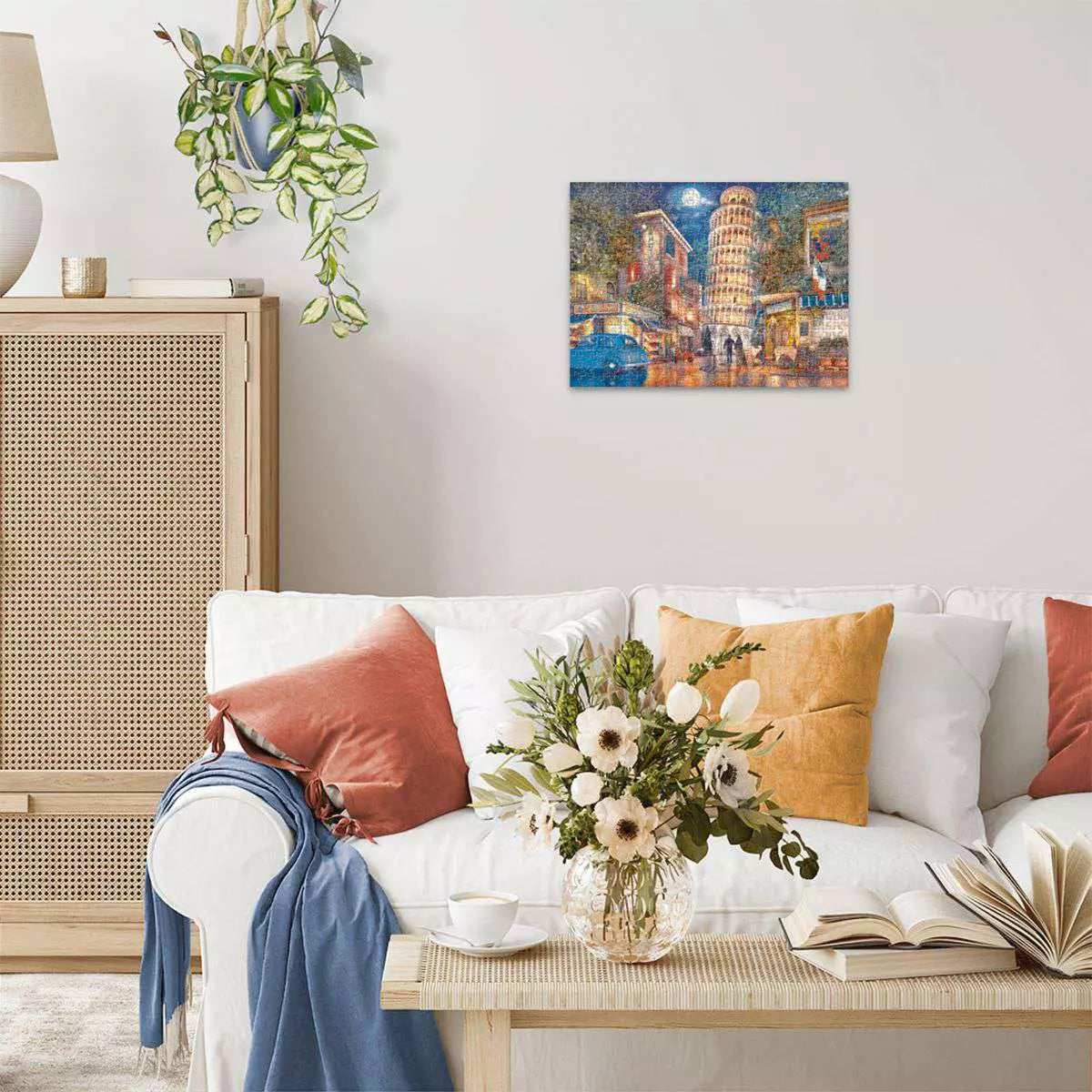 Evening Streets in Pisa 500 Piece Puzzle