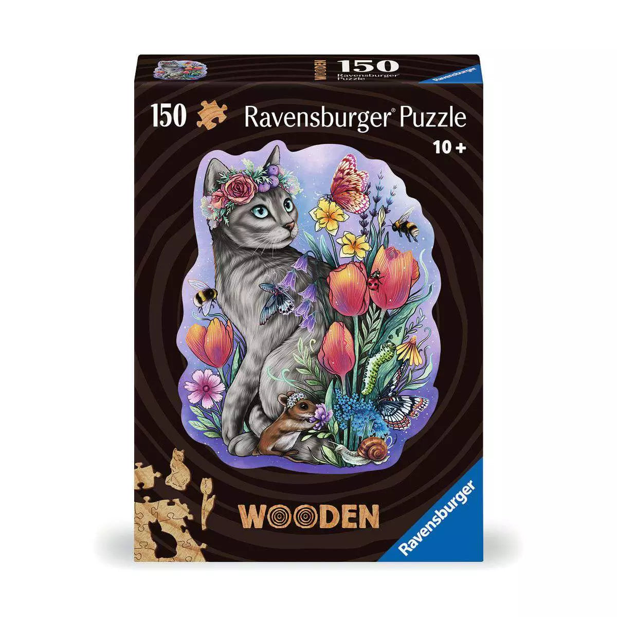 Lovely Cat 150 Piece Wooden Puzzle