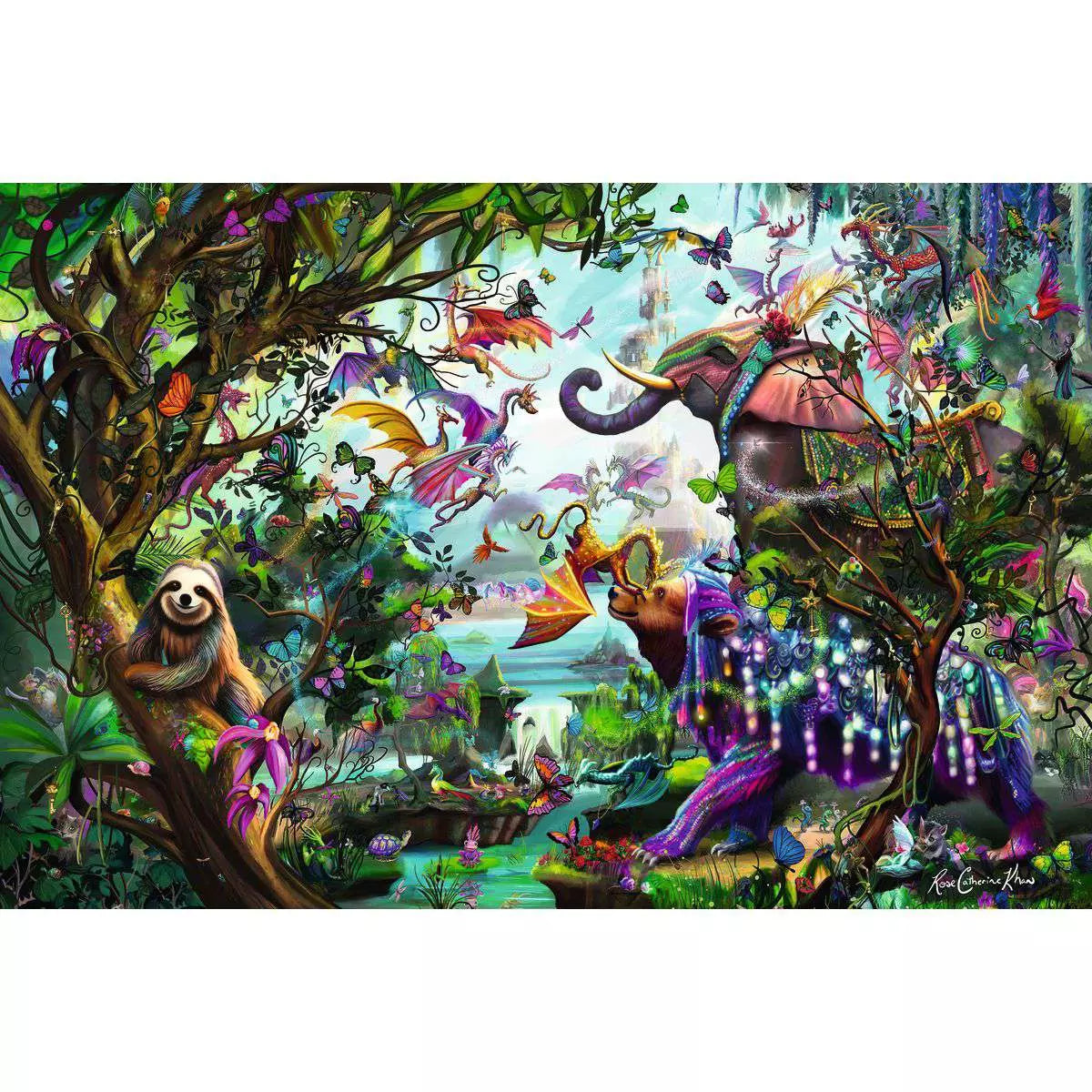 RAV Tropical Dragons 4000 Piece Puzzle