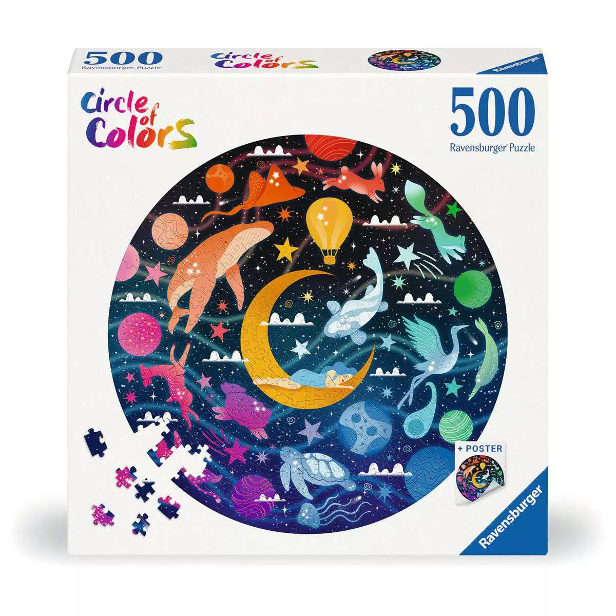 RAV Circle of Colors: Dreams 500 Piece Round Puzzle