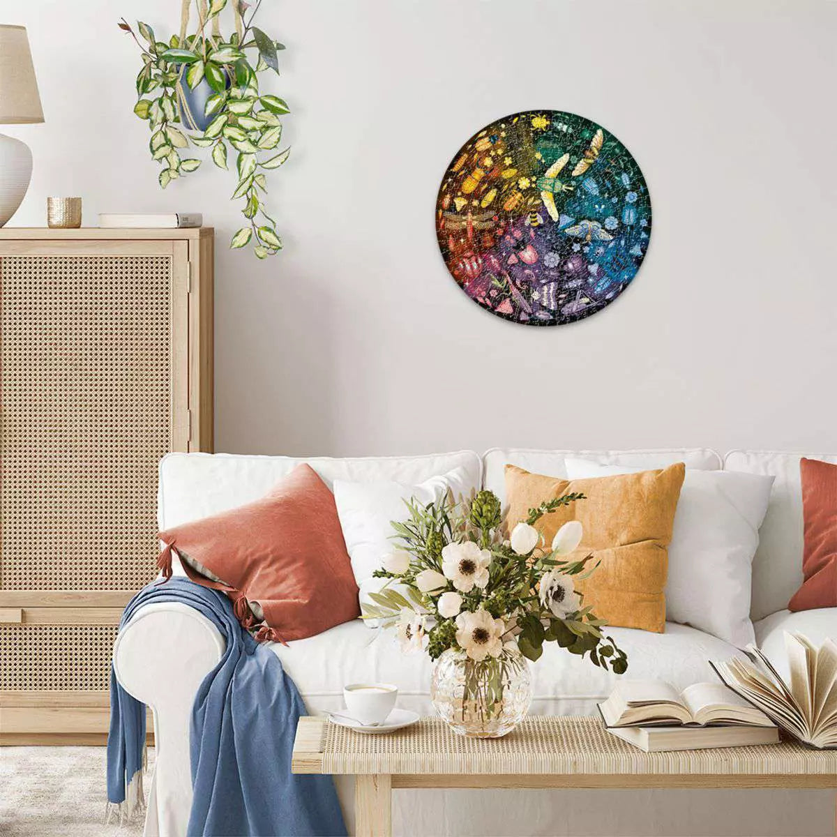 RAV Circle of Colors: Insects 500 Piece Round Puzzle