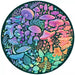 Mushrooms Circle of Color 500 Piece Round Puzzle
