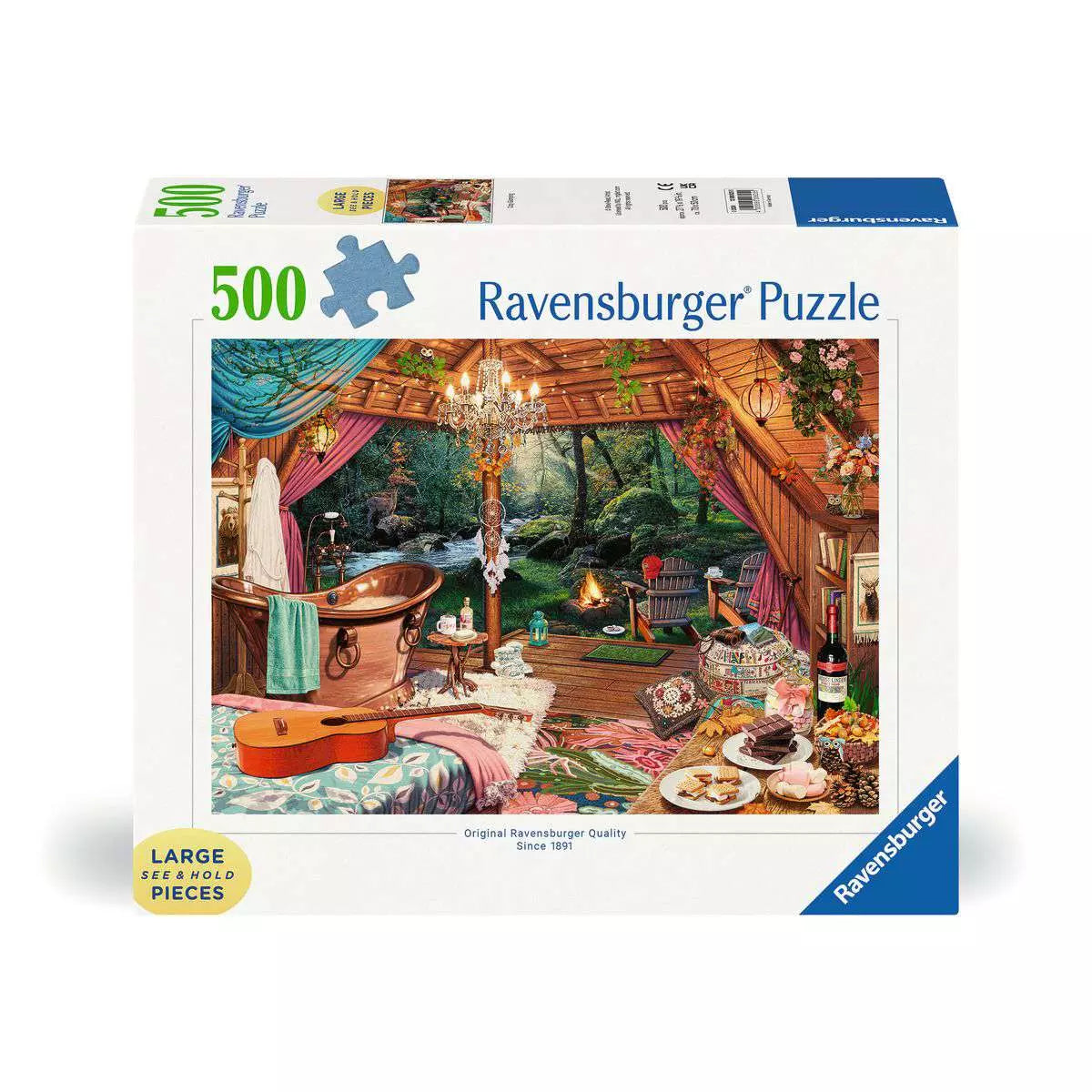 Cozy Glamping 500 Piece Large Format Puzzle