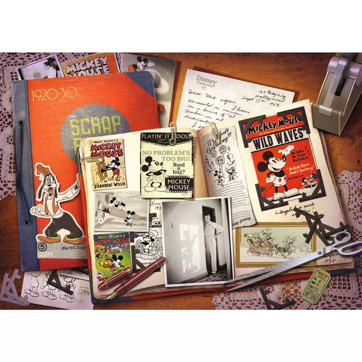 Disney 1930 Mickey Moments 1000 Piece Puzzle