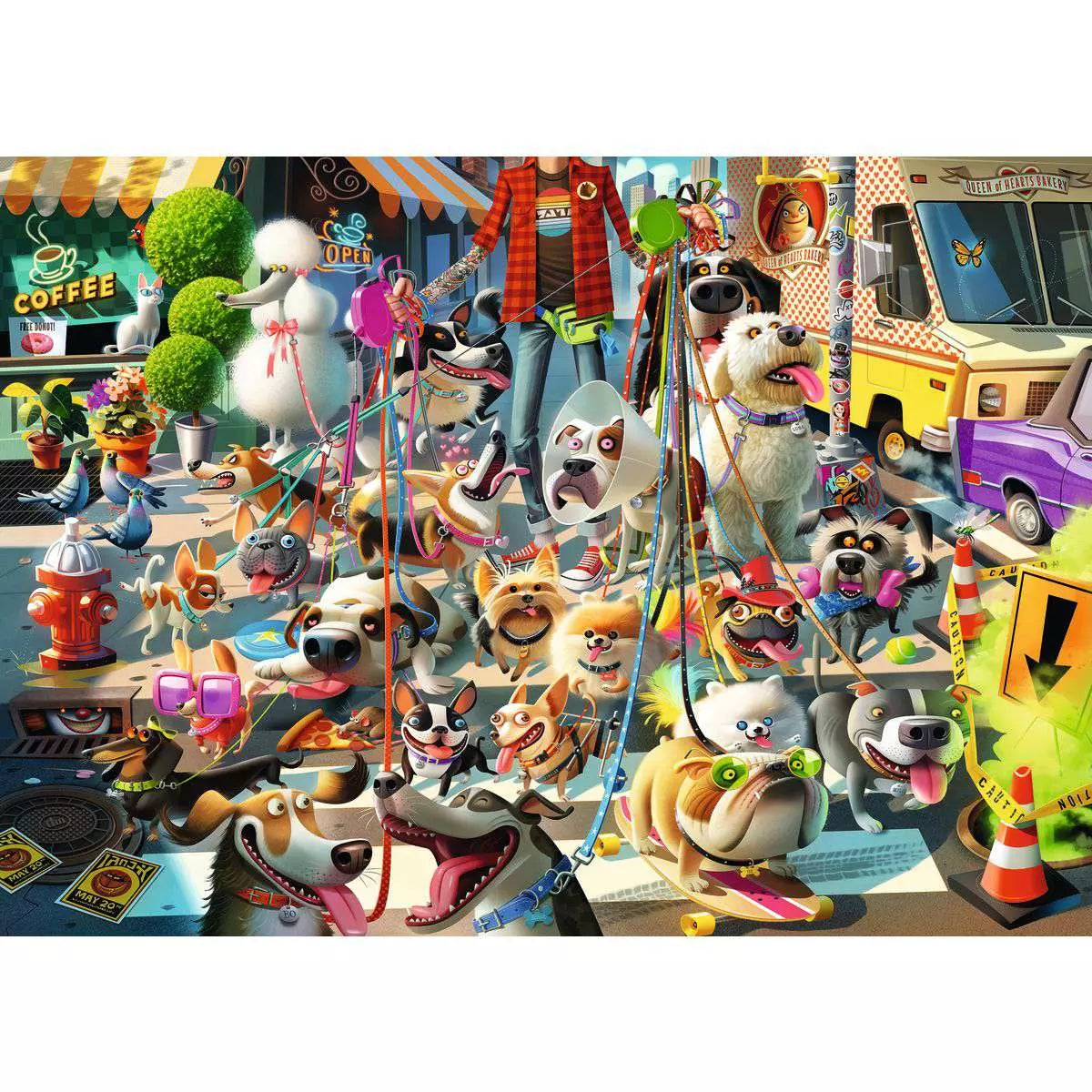 The Dog Walker 1000 Piece Puzzle