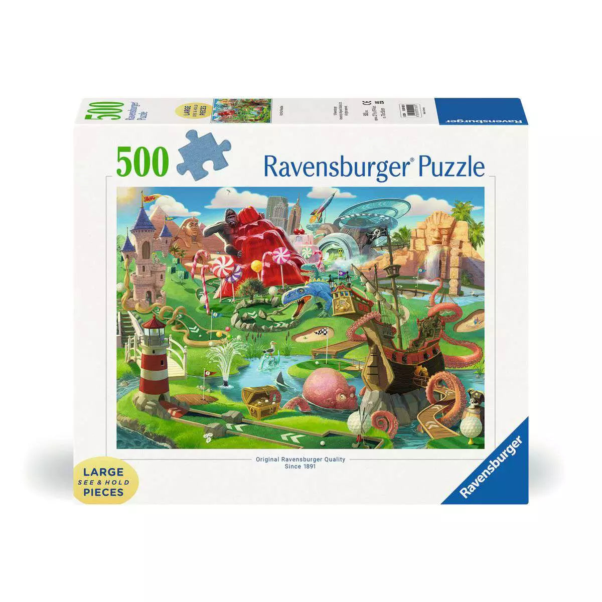 RAV Putt Putt Paradise 500 Piece Large Format Puzzle