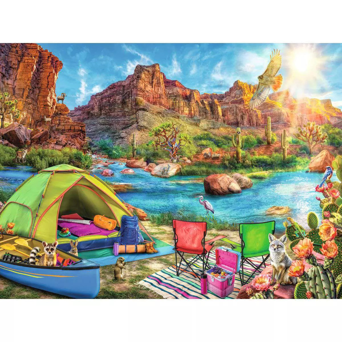 RAV Canyon Camping 1500 Piece Puzzle