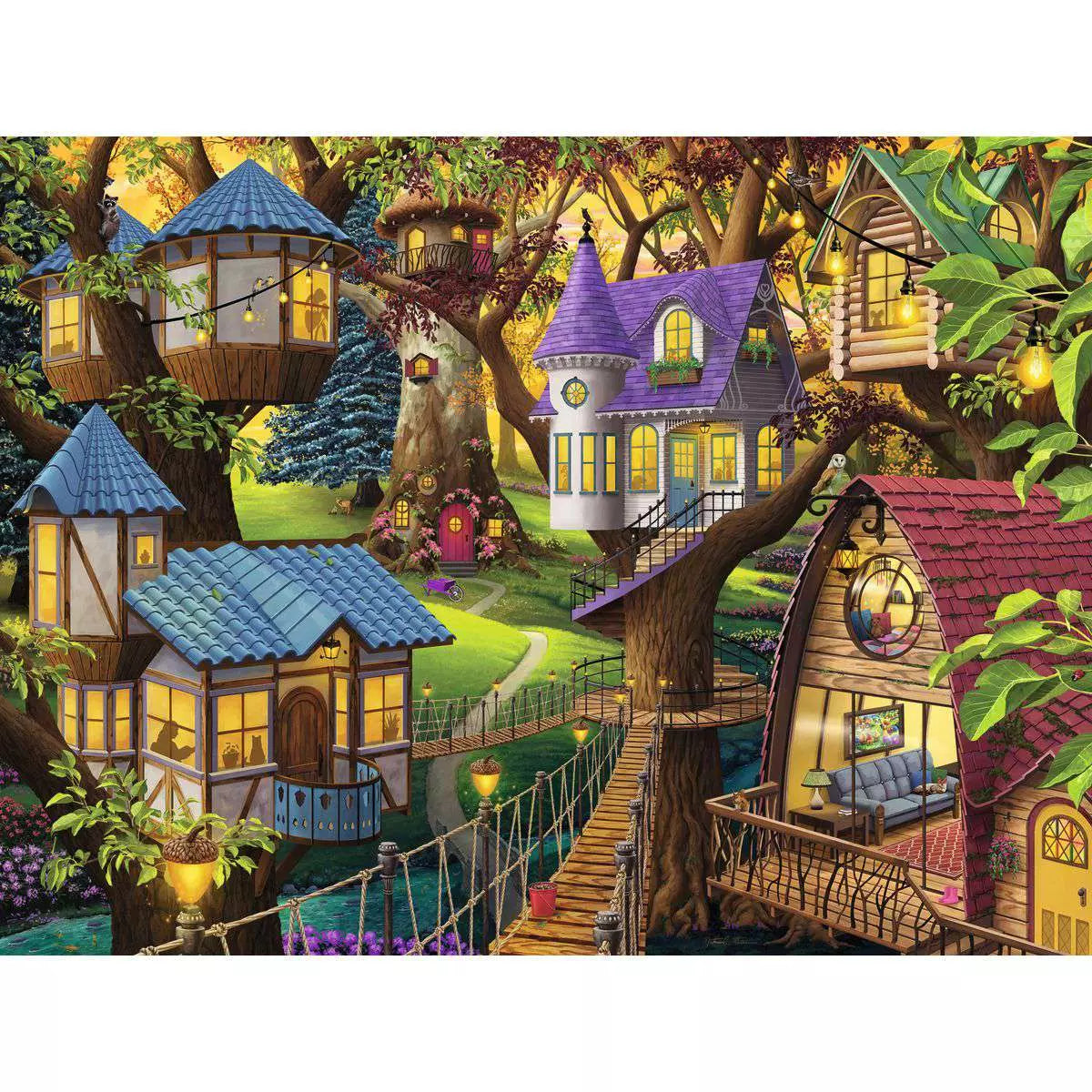 RAV Twilight In The Treetops 1500 Piece Puzzle