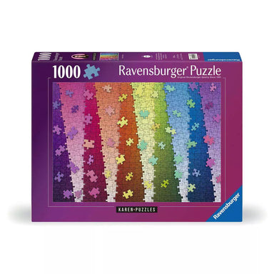 Karen Puzzles: Colors on Colors 1000 Piece Puzzle