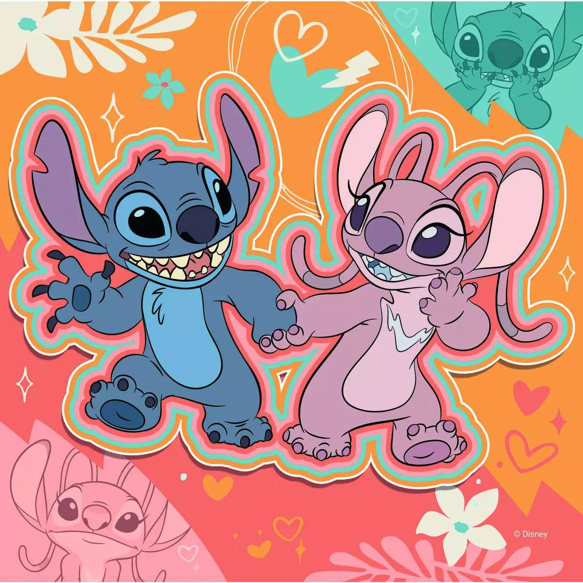 Disney Stitch Play The Day Away 3x49 Piece Puzzles