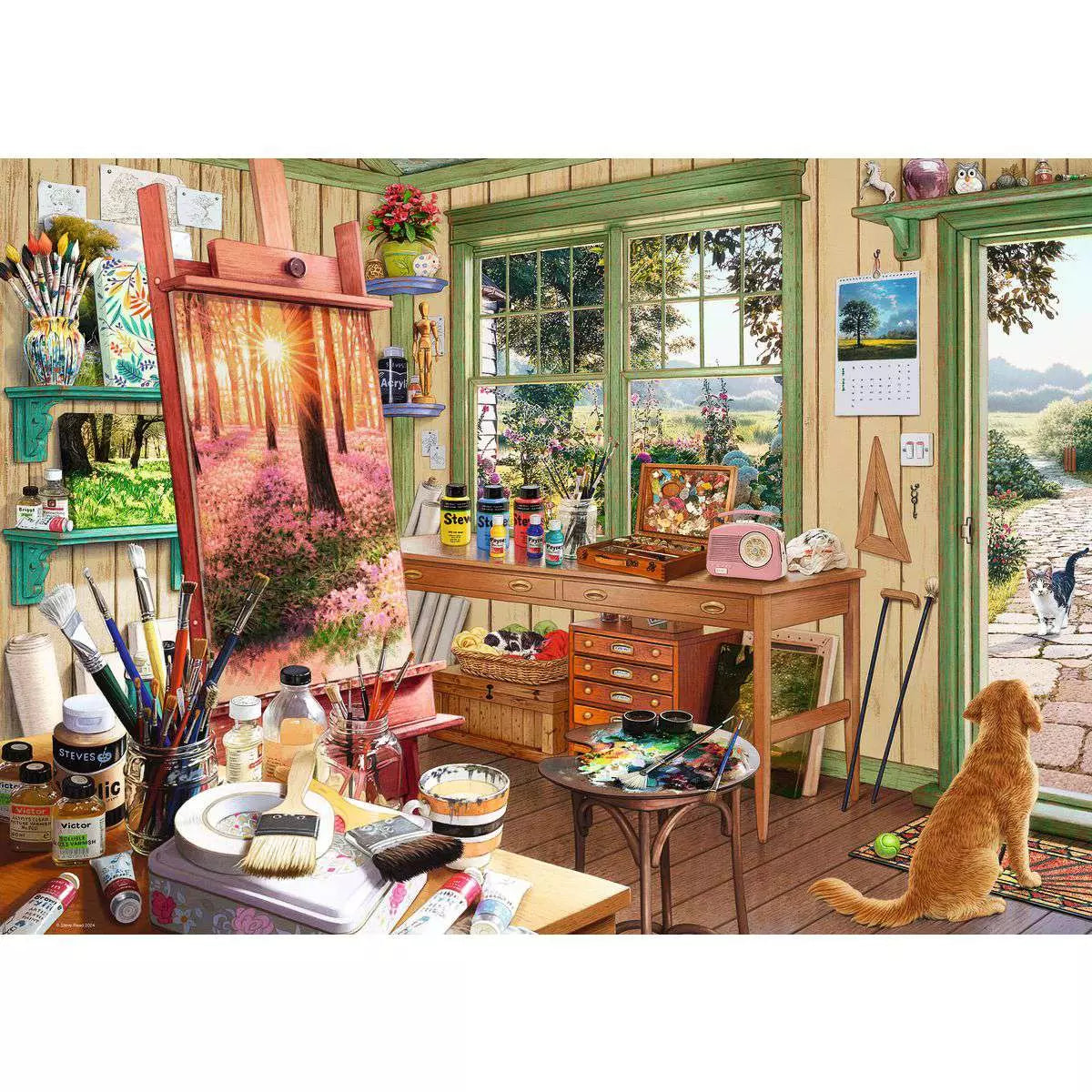 Artists Shed 1000 Piece My Haven Puzzle