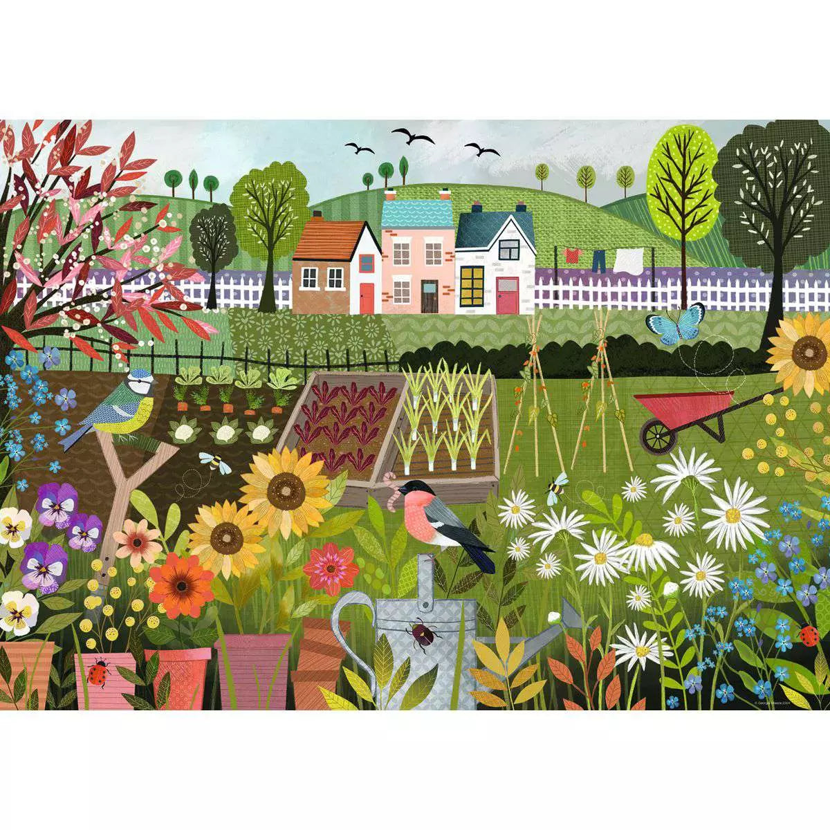Garden Allotment 1000 Piece Puzzle