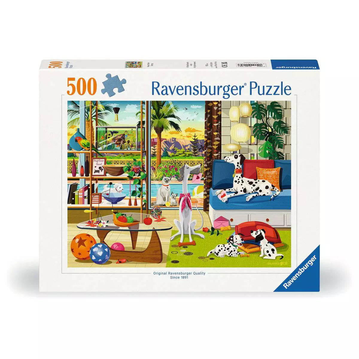 Pets of Palm Springs 500 Piece Puzzle