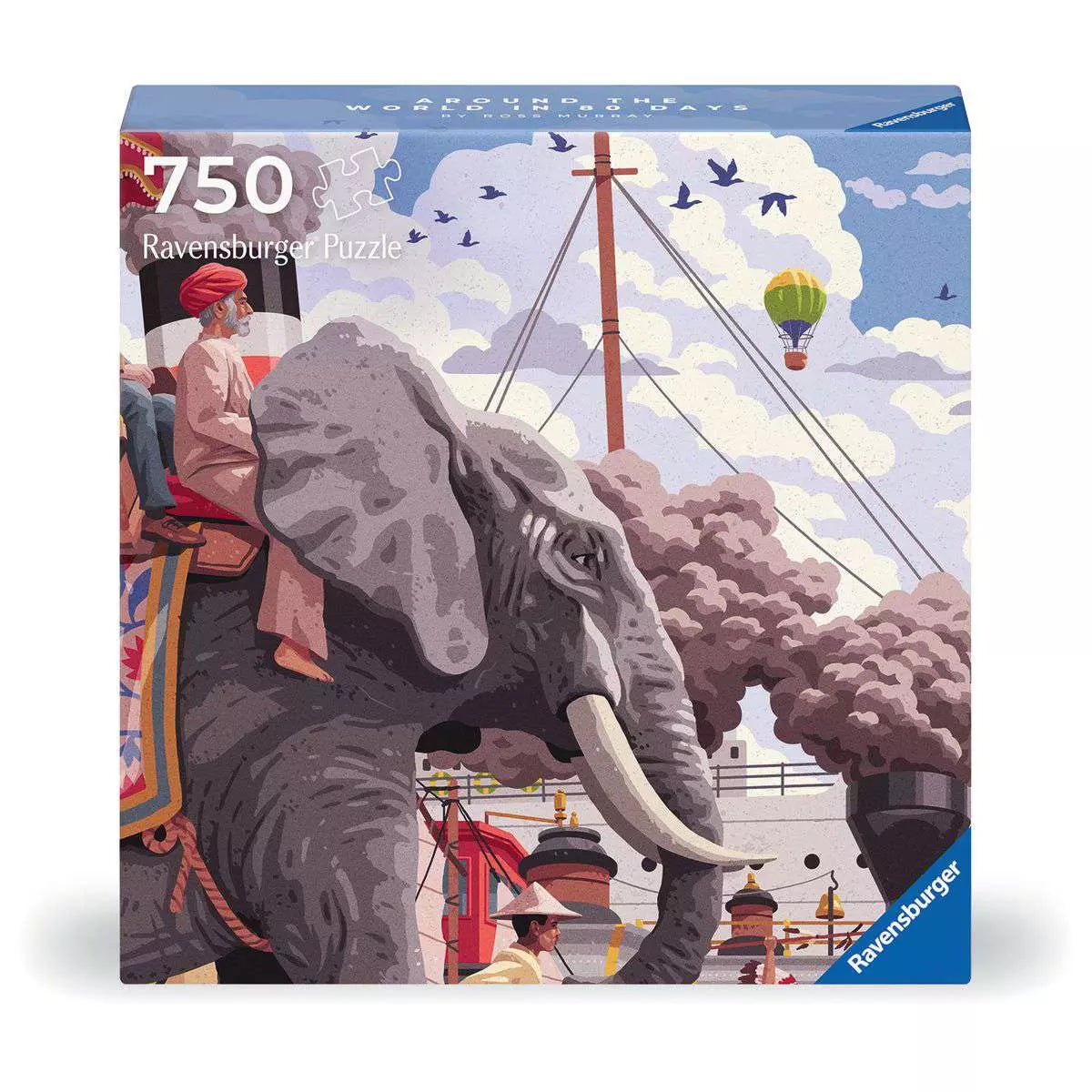 Around The World in 80 Days 750 Piece Art & Soul Puzzle