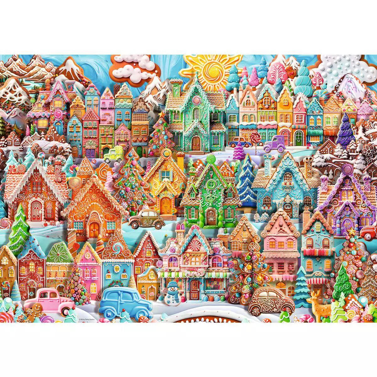 Christmas Cookie Village 1000 Piece Puzzle