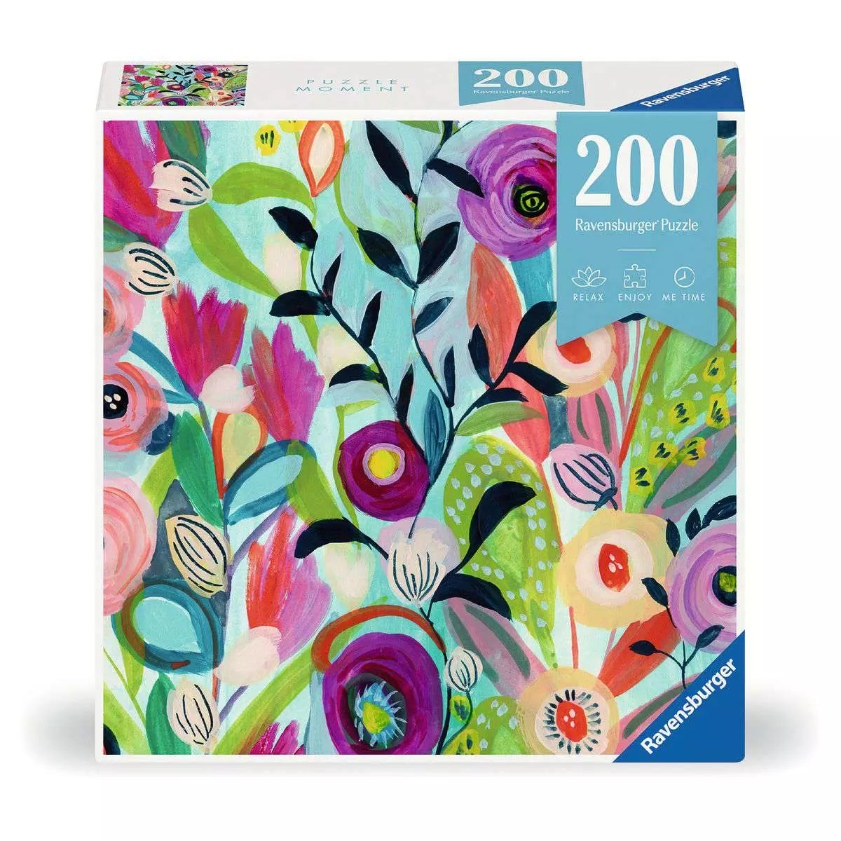 Puzzle Moments: Watercolor Bouquet 200 Piece Puzzle