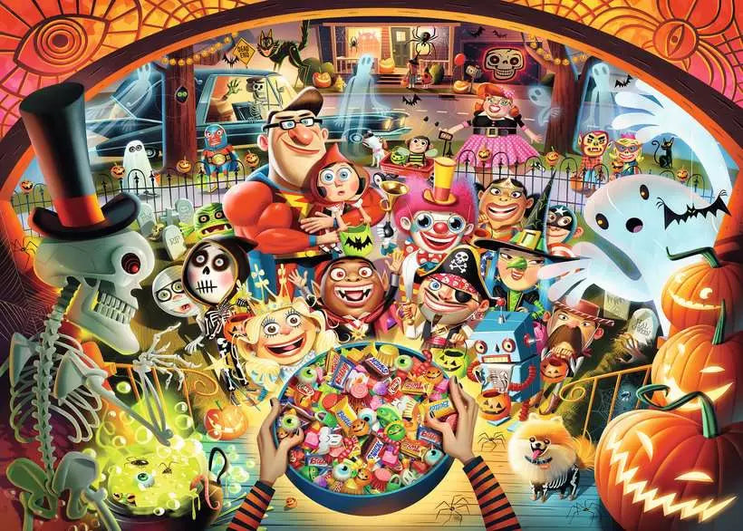 Trick or Treat 1000 Piece Puzzle    