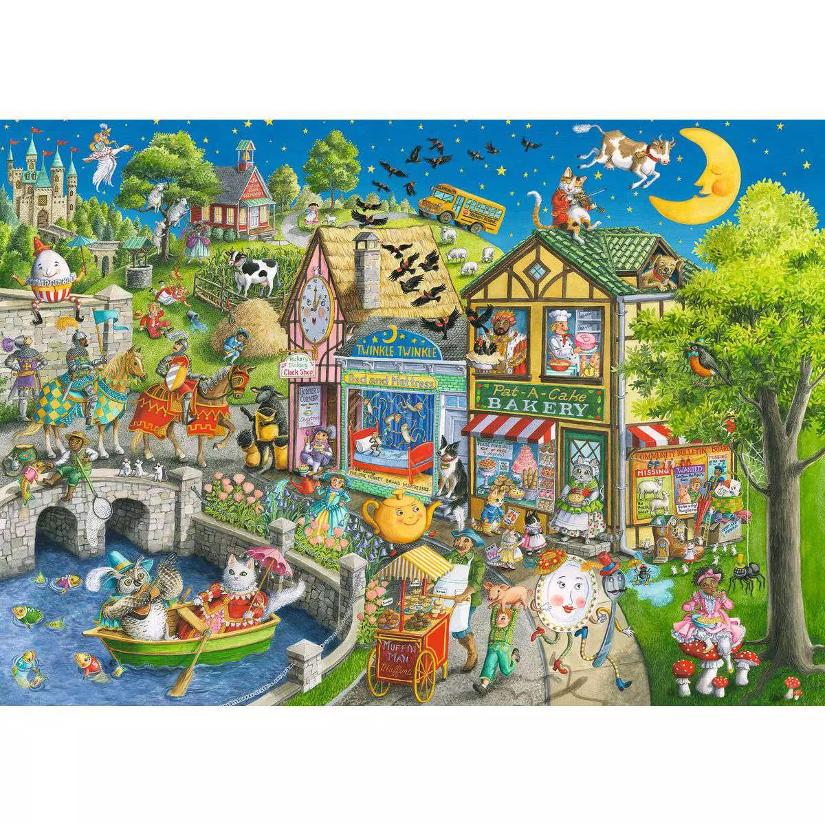 Mother Gooseville 1000 Piece Puzzle