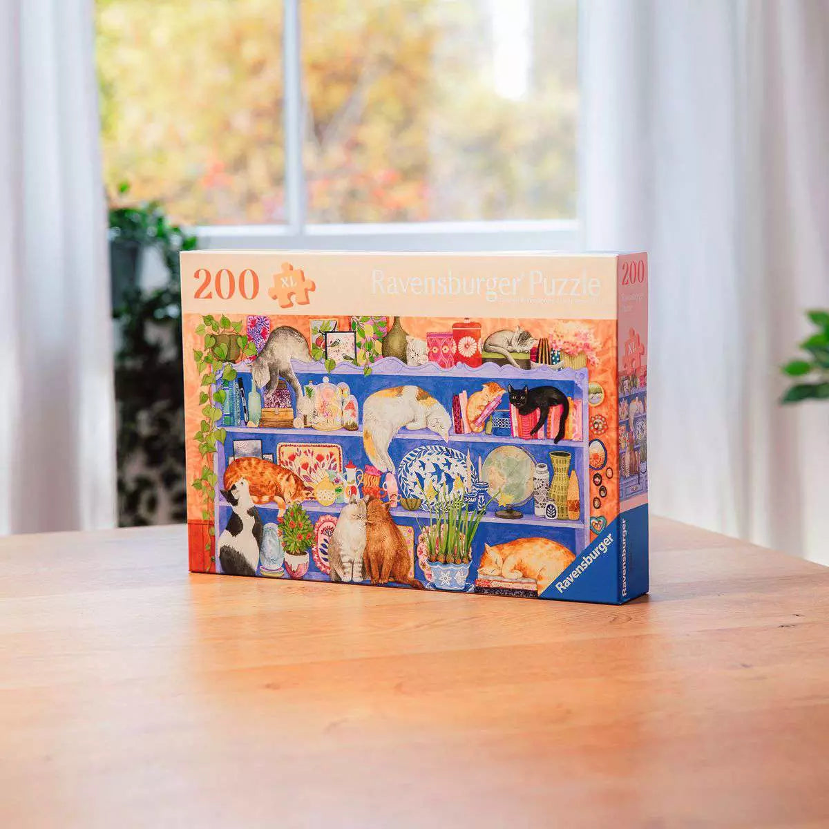 Cats on Shelf 200 Piece Puzzle