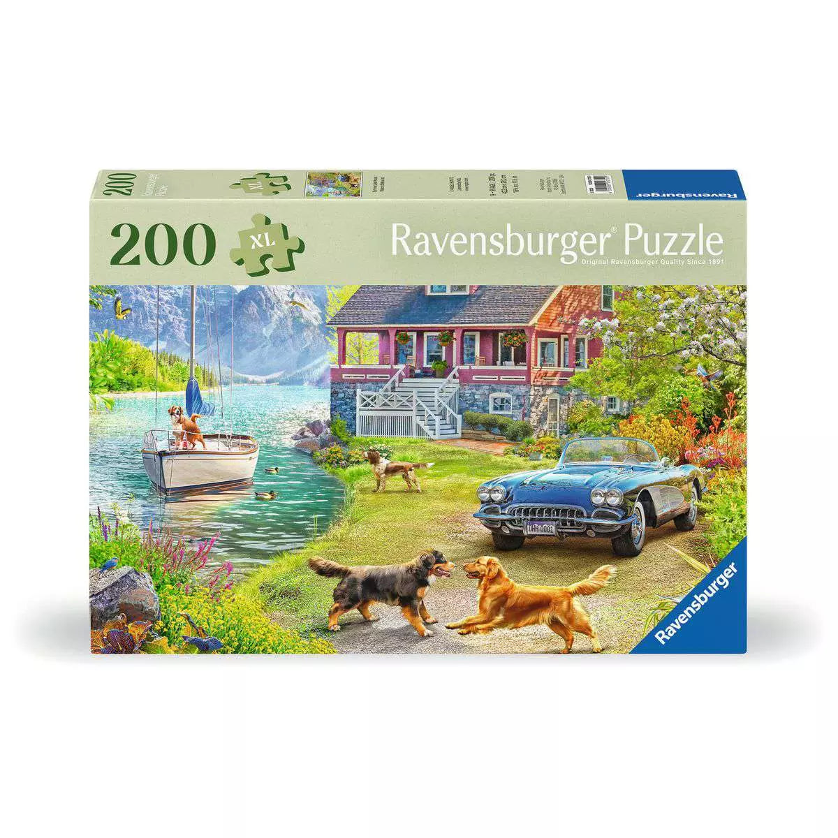 Summer Lake House 200 Piece Puzzle