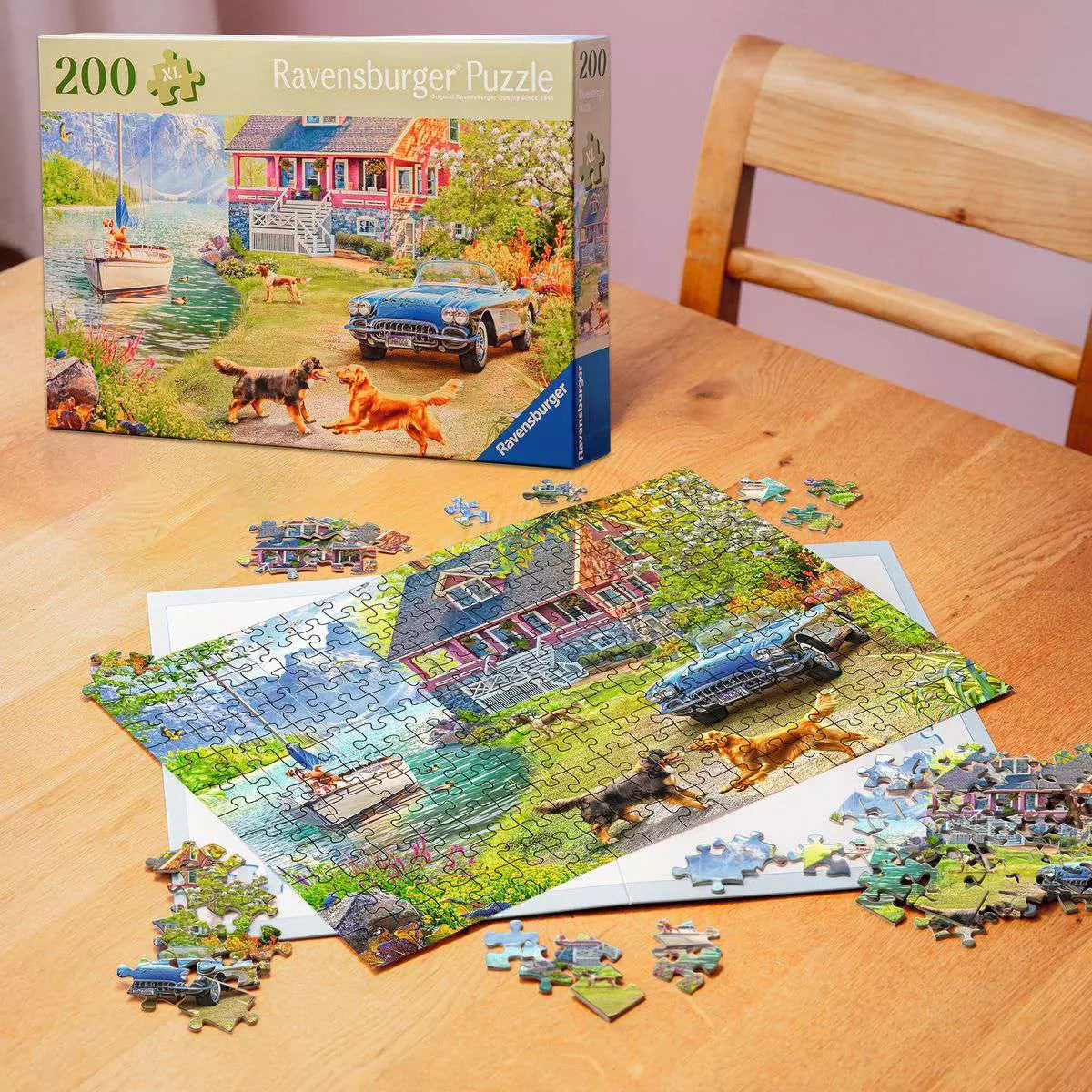 Summer Lake House 200 Piece Puzzle