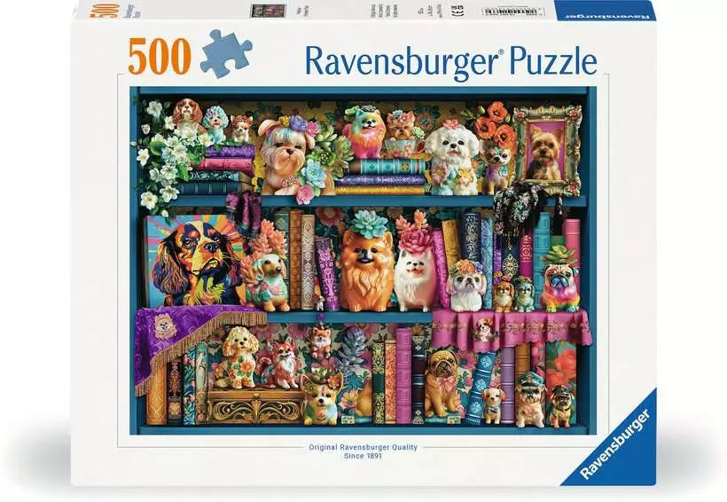 Precious Porcelain Pups 500 Piece Puzzle
