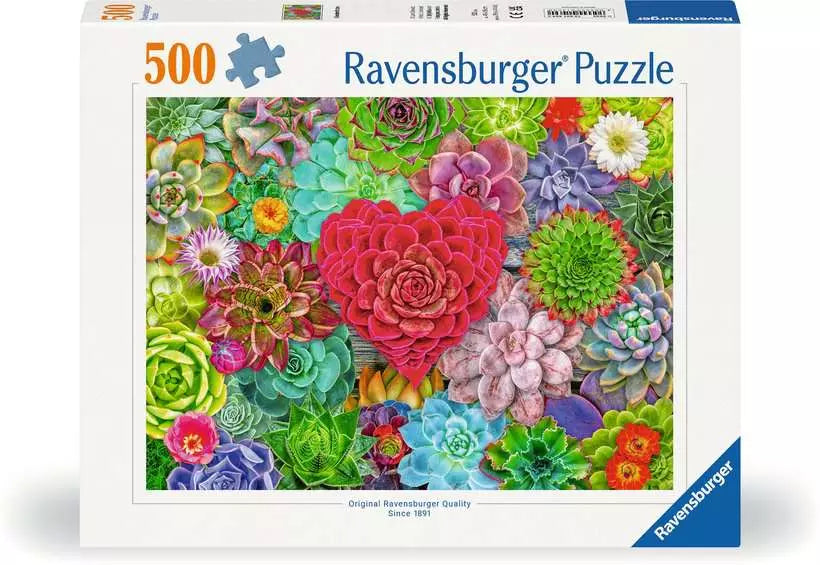 Succulent Love 500 Piece Puzzle