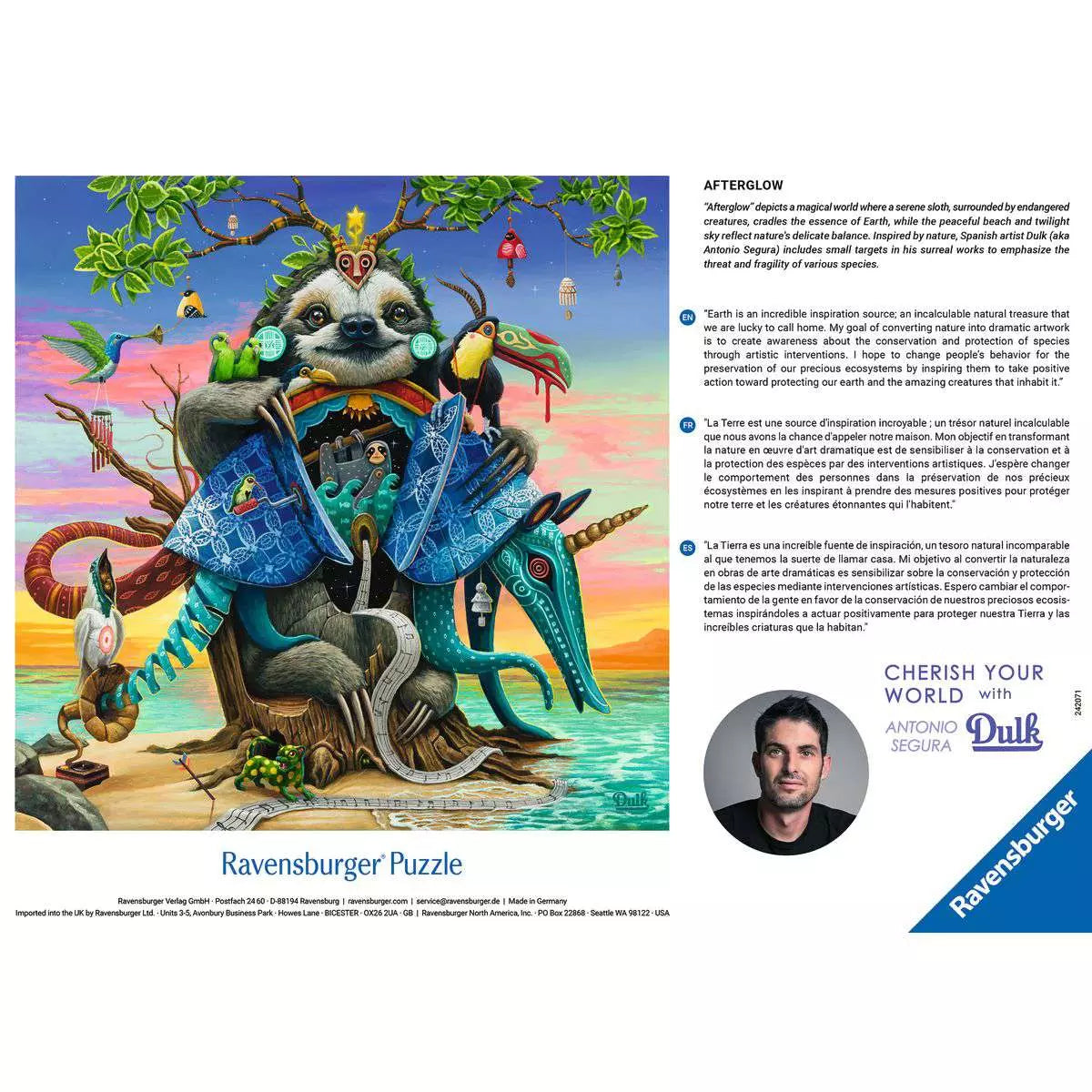 Cherish Your World with Dulk: Afterglow 500 Piece Puzzle