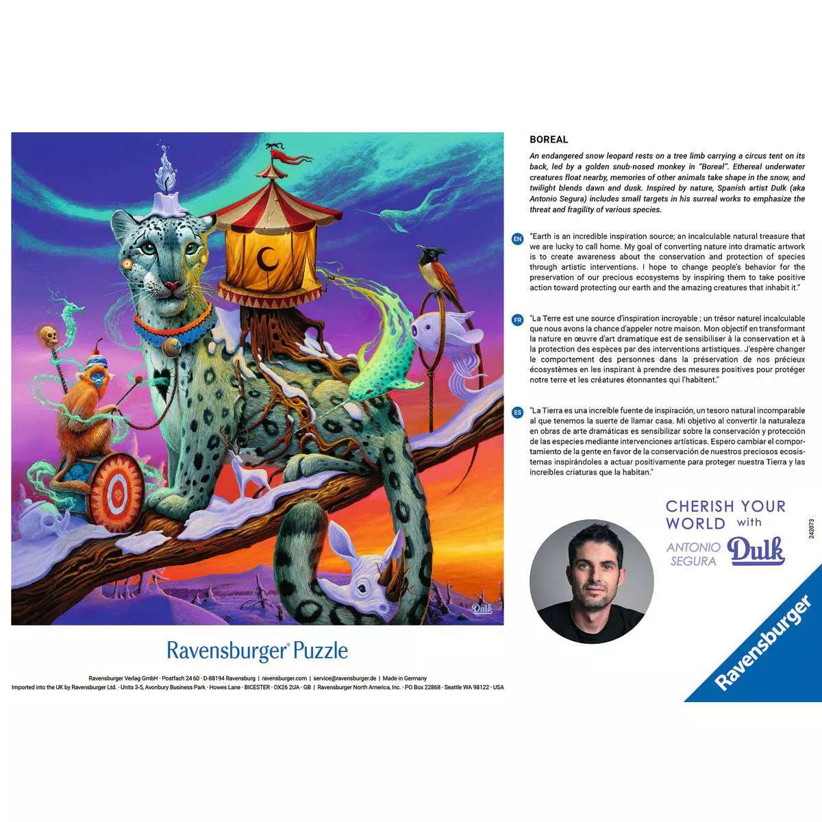 Cherish Your World with Dulk: Boreal 500 Piece Puzzle