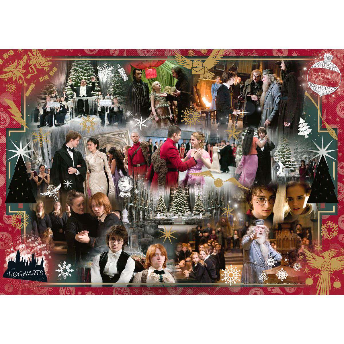 Harry Potter Holidays at Hogwarts 1000 Piece Puzzle