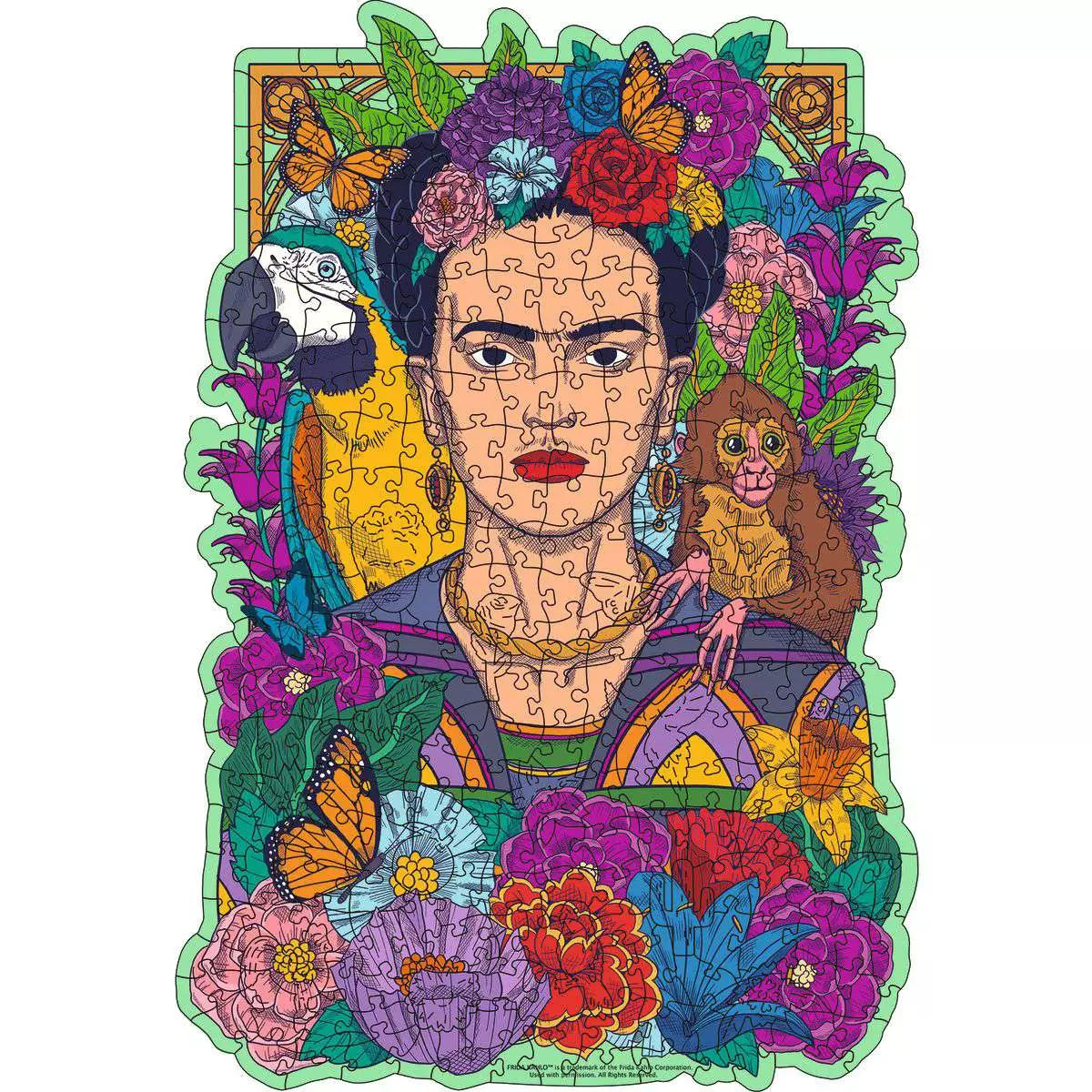 Frida Kahlo 300 Piece Wooden Puzzle