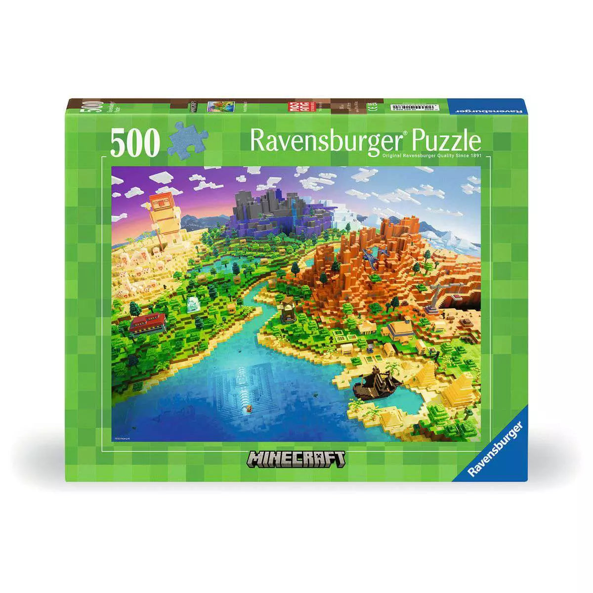 RAV World of Minecraft 500 Piece Puzzle
