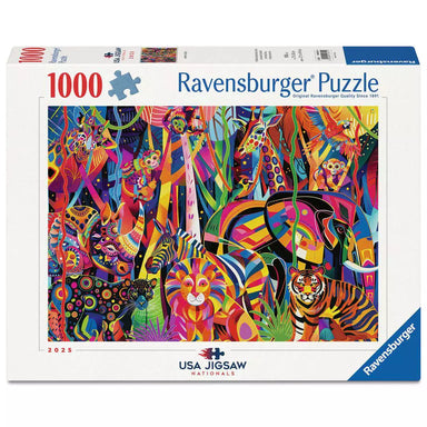 Jeweled Jungle 1000 Piece Puzzle