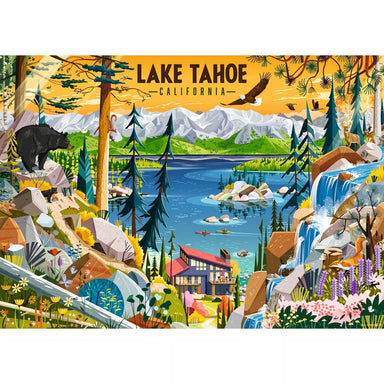 Sacred Lake Tahoe 1000 Piece USA Jigsaw Nationals Puzzle