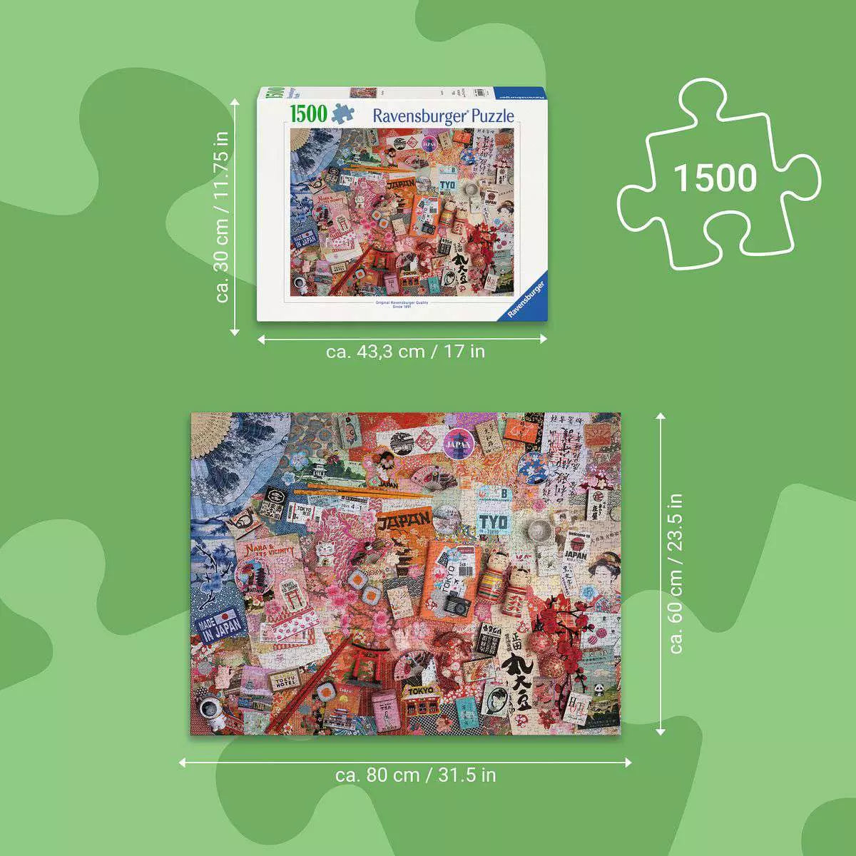 Trip to Tokyo 1500 Piece Puzzle