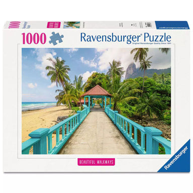 RAV Beautiful Walkways: Colorful Bridge in Malaysia 1000 Piece Puzzle