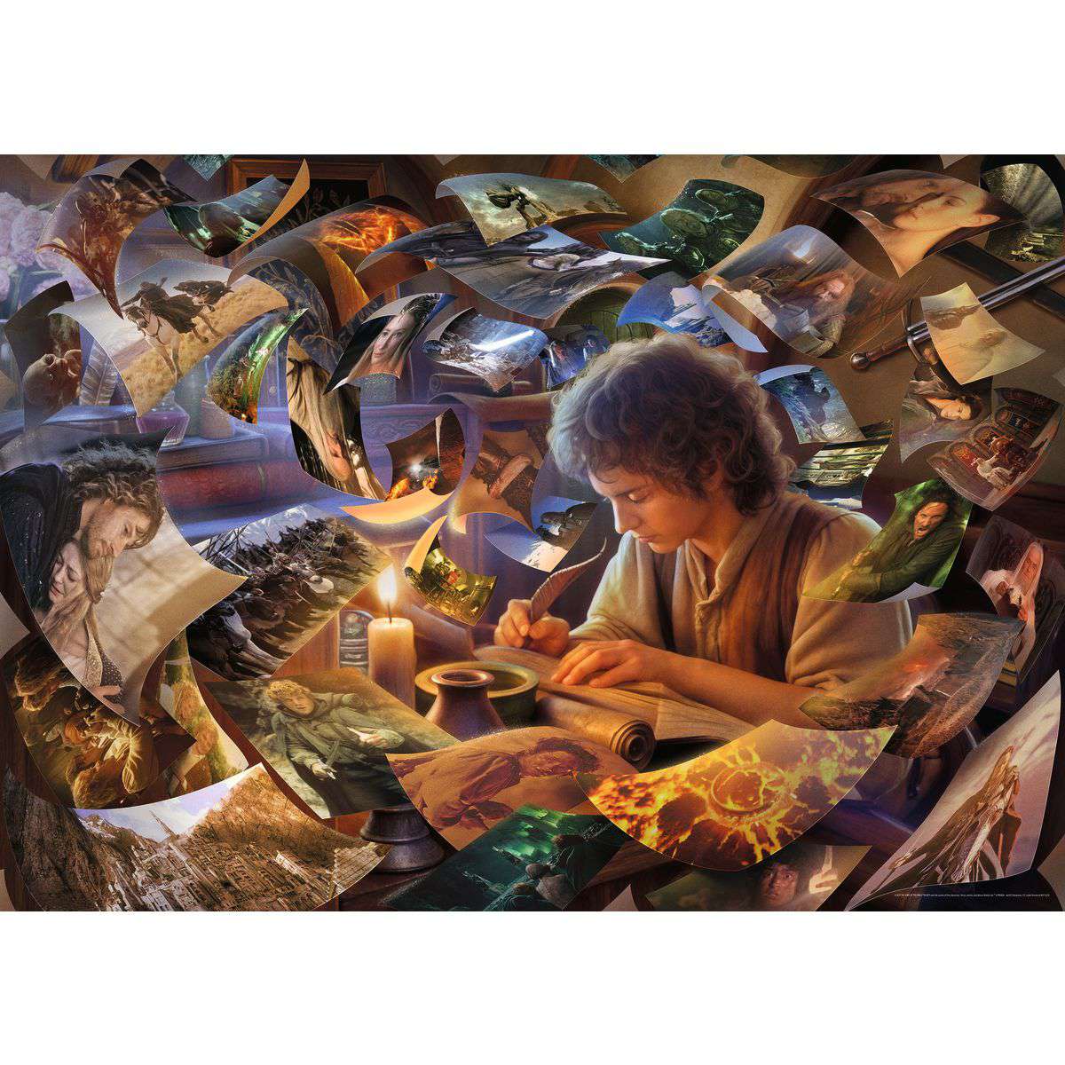 The Lord of the Rings Frodo's Journey 1000 Piece Puzzle