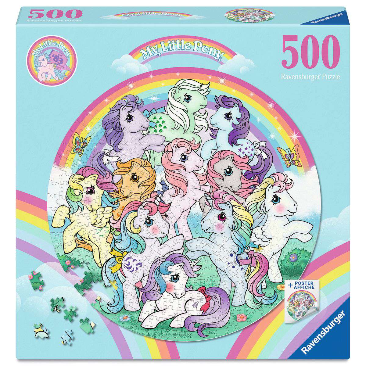 My Little Pony 500 Piece Round Puzzle